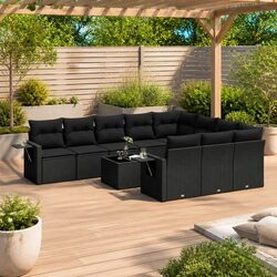 11 Piece Modular Garden Sofa Set with Storage Bag