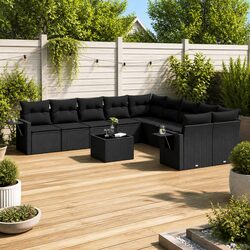 11-Piece Garden Sofa Set for Outdoor Use