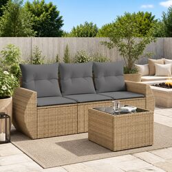 Practical 4 Piece Garden Sofa Set for Any Outdoor Space