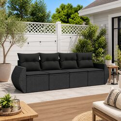 Ideal 4-Piece Garden Sofa Set for Relaxation and Fun