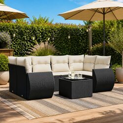 Practical 7 Piece Outdoor Sofa Set for Your Patio