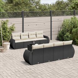 Versatile 9 Piece Garden Sofa Set for Outdoor Use