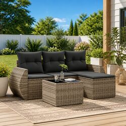 5-Piece Garden Sofa Set for Outdoor Living
