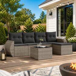 Practical 6-Piece Garden Sofa Set for Your Patio
