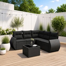 Practical 6-Piece Sofa Set for Outdoor Living