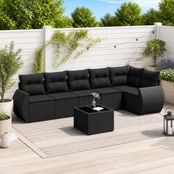7 Piece Garden Sofa Set for Outdoor Relaxation