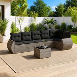Practical 7-Piece Garden Sofa Set for Any Outdoor Space