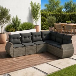 Practical 6-Piece Garden Sofa Set for Any Outdoor Space