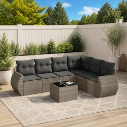 Practical 7 Piece Garden Sofa Set for Your Home