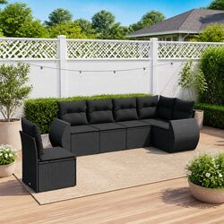 Practical 6 Piece Garden Sofa Set for Your Patio