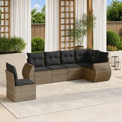 Practical 6-Piece Garden Sofa Set for Your Outdoor Living