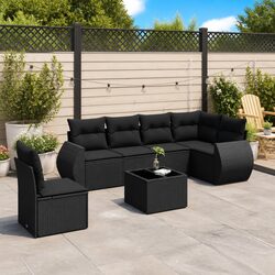 Practical 7 Piece Garden Sofa Set for Any Outdoor Space
