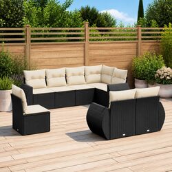 Versatile 8 Piece Garden Sofa Set for Outdoor Use