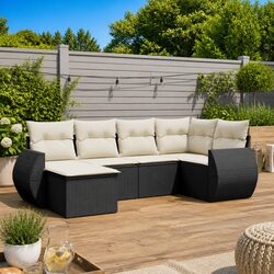 Versatile 6-Piece Outdoor Sofa Set for Various Spaces
