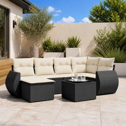7-Piece Garden Sofa Set for Versatile Outdoor Living
