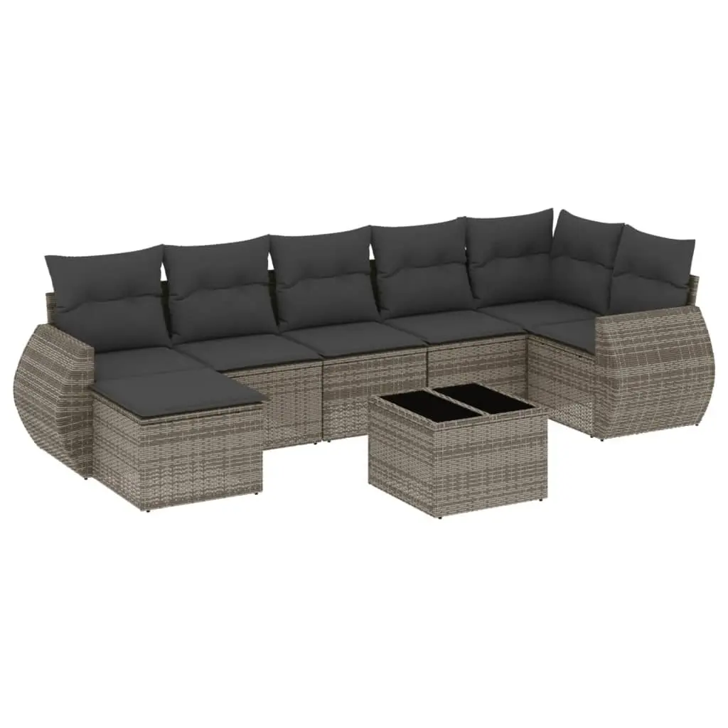 8 Piece Garden Sofa Set for Outdoor Spaces