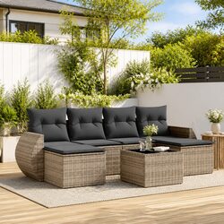 7 Piece Outdoor Sofa Set for Relaxing Evenings