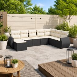Practical 8 Piece Garden Sofa Set for Any Outdoor Space