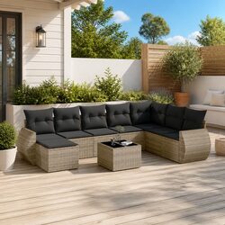 Versatile 9-Piece Garden Sofa Set for Outdoor Living