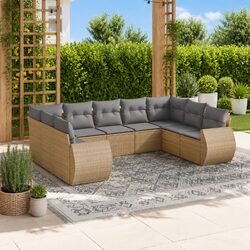Practical 9 Piece Garden Sofa Set for Any Outdoor Space