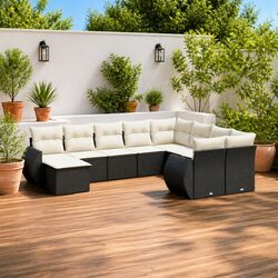 10 Piece Sofa Set: Perfect for Your Patio or Backyard