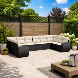 Flexible 10-Piece Garden Sofa Set for Outdoor Relaxation