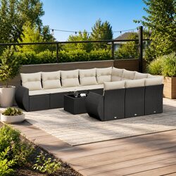 Versatile 11 Piece Outdoor Sofa Set for Relaxing Spaces