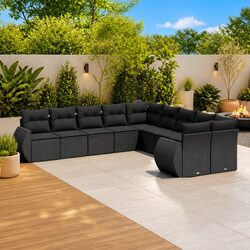 Functional 10 Piece Garden Sofa Set for Every Outdoor Occasion