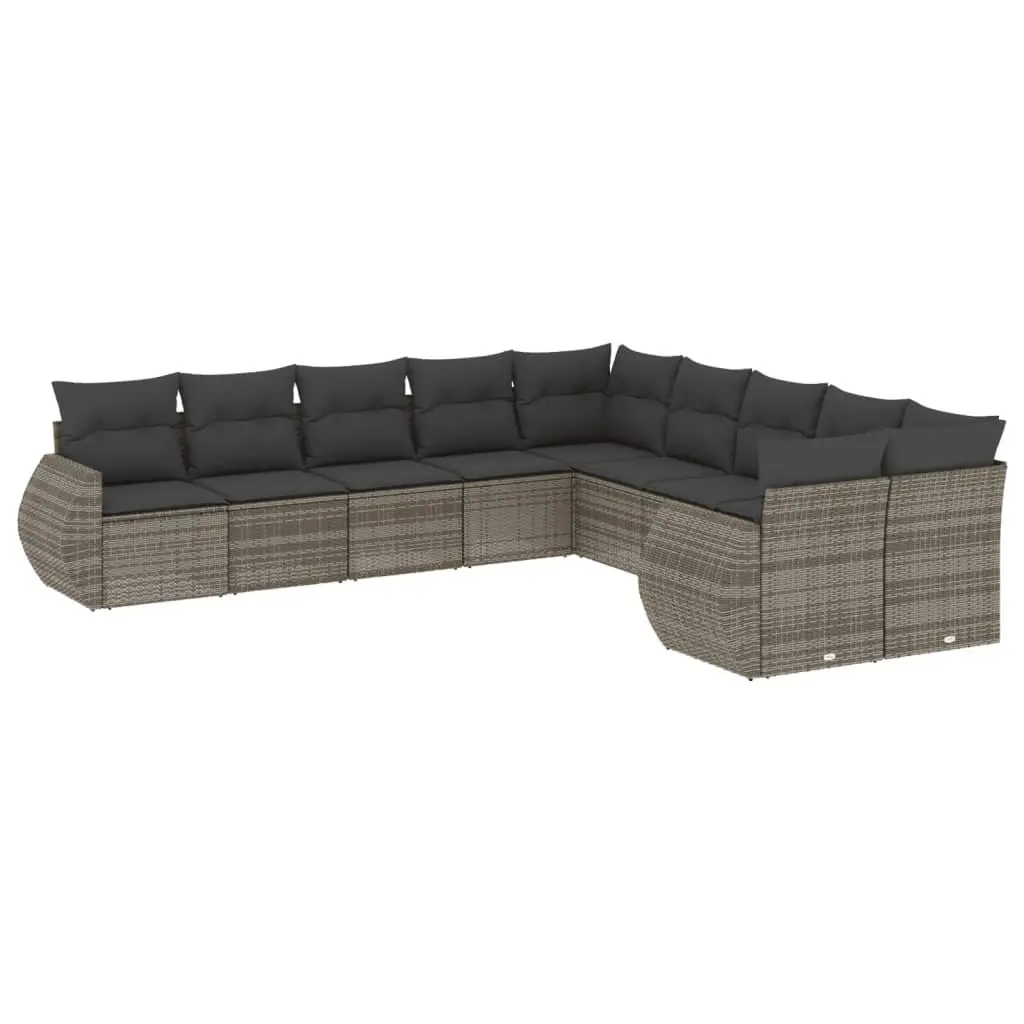 10 Piece Garden Sofa Set for Outdoor Living