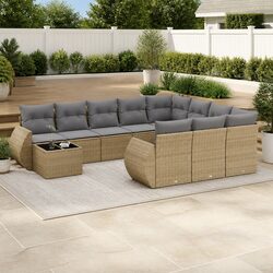 Versatile 11-Piece Garden Sofa Set for Outdoor Living