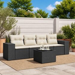 Practical 5-Piece Garden Sofa for Any Outdoor Space