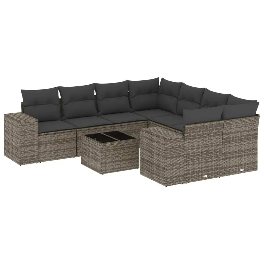 9-Piece Outdoor Sofa Set for Home Use