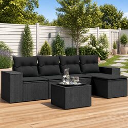 Practical 6 Piece Garden Sofa Set for Your Outdoor Needs