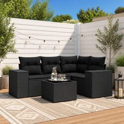 Versatile 5 Piece Garden Sofa Set for Your Outdoor Area
