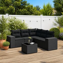 Versatile 6 Piece Sofa Set for Your Patio