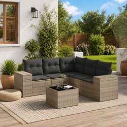 Practical 6-Piece Garden Sofa Set for Every Outdoor Space