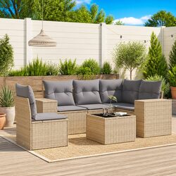 Versatile 6-Piece Garden Sofa Set for Your Patio