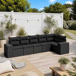 Perfect for Any Outdoor Space: 6-Piece Sofa Set