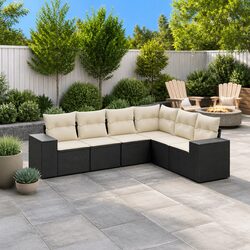 Practical 6-Piece Garden Sofa Set for Every Outdoor Area