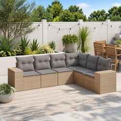Versatile 6-Piece Sofa Set for Your Patio or Garden