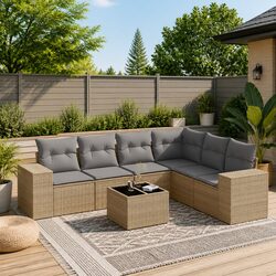 Versatile 7-Piece Outdoor Sofa Set for Your Patio