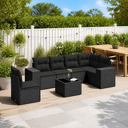 Versatile 7 Piece Garden Sofa Set for Your Backyard