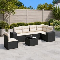 Versatile 7 Piece Garden Sofa Set for Outdoor Use