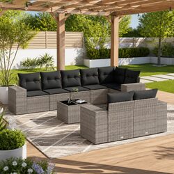 Versatile 9 Piece Outdoor Sofa Set for Your Patio