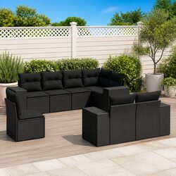 Practical 8 Piece Modular Sofa Set for Outdoor Use