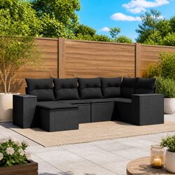Versatile 6 Piece Garden Sofa Set for Any Outdoor Area