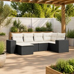 Practical 6 Piece Outdoor Sofa Set for Entertaining