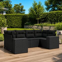 Versatile 6 Piece Outdoor Sofa Set for Relaxation