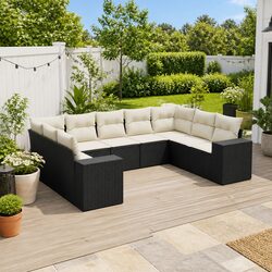 Perfect for Your Backyard: 9-Piece Garden Sofa Set