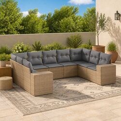 Practical 9-Piece Garden Sofa Set for Any Home